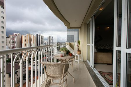 Varanda da Sala de apartamento à venda com 3 quartos, 173m² em Vila Gomes Cardim, São Paulo