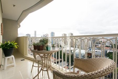 Varanda da Sala de apartamento à venda com 3 quartos, 173m² em Vila Gomes Cardim, São Paulo