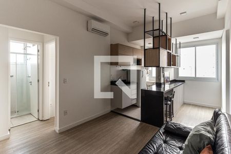 Sala de apartamento para alugar com 1 quarto, 38m² em Santa Cecilia, São Paulo