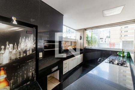 Área comum - Churrasqueira de apartamento para alugar com 1 quarto, 56m² em Anchieta, Belo Horizonte