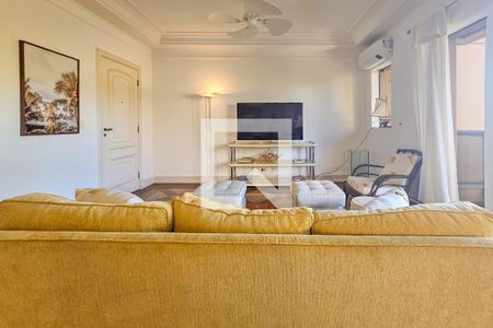 Sala de apartamento para alugar com 3 quartos, 170m² em Balneario Cidade Atlantica, Guarujá