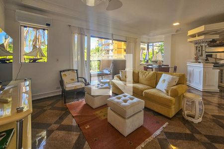 Sala de apartamento para alugar com 3 quartos, 170m² em Balneario Cidade Atlantica, Guarujá