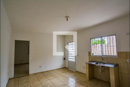 Sala/Cozinha de casa para alugar com 1 quarto, 65m² em Jardim do Estádio, Santo André