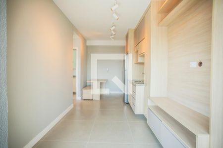 Sala / Cozinha de apartamento para alugar com 1 quarto, 34m² em Vila Clementino, São Paulo