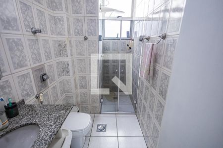 Banheiro de apartamento à venda com 3 quartos, 72m² em Padre Eustáquio, Belo Horizonte