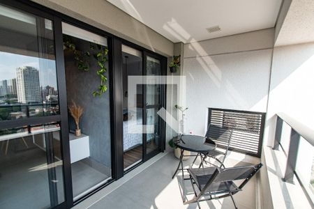Varanda de apartamento à venda com 1 quarto, 37m² em Vila Mariana, São Paulo