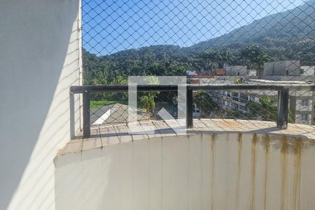 Varanda da Suíte de apartamento para alugar com 2 quartos, 85m² em Jardim Tejereba, Guarujá