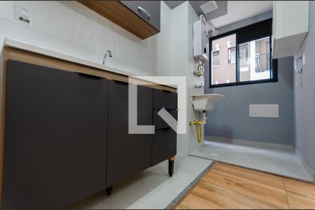 Cozinha de apartamento para alugar com 2 quartos, 38m² em Vila Marina, São Paulo