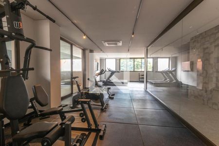 Área comum - Academia de apartamento à venda com 2 quartos, 69m² em Lourdes, Belo Horizonte