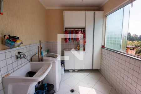 Área de Serviço de casa de condomínio à venda com 3 quartos, 205m² em Parque Monte Alegre, Taboão da Serra