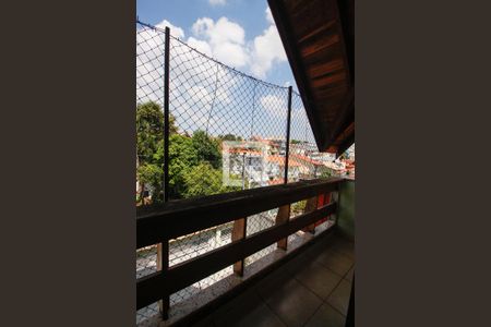 Varanda do Quarto 1 de casa de condomínio à venda com 3 quartos, 205m² em Parque Monte Alegre, Taboão da Serra