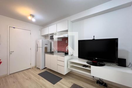 Sala e cozinha de kitnet/studio para alugar com 1 quarto, 34m² em Ipiranga, São Paulo