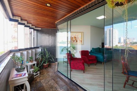 Varanda da Sala de apartamento à venda com 3 quartos, 110m² em Barcelona, São Caetano do Sul
