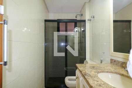Banheiro Social de apartamento à venda com 3 quartos, 110m² em Barcelona, São Caetano do Sul
