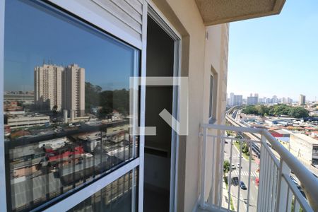 Varanda da Sala de apartamento para alugar com 2 quartos, 37m² em Vila Graciosa, São Paulo