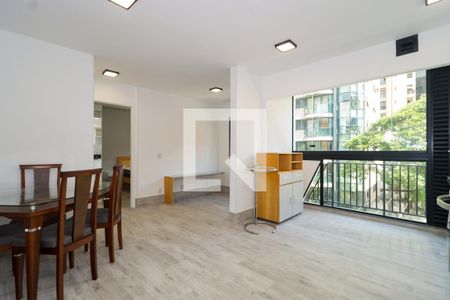 Sala de apartamento para alugar com 1 quarto, 40m² em Jardim Parque Morumbi, São Paulo