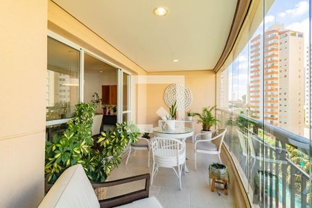 Varanda da Sala de apartamento à venda com 3 quartos, 112m² em Vila Mascote, São Paulo