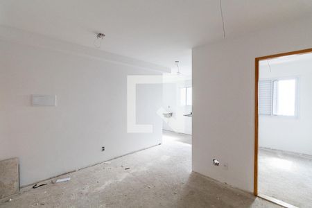 Sala/Cozinha/Área de Serviço  de apartamento à venda com 2 quartos, 43m² em Vila Guilhermina, São Paulo