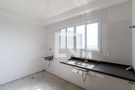 Sala/Cozinha/Área de Serviço  de apartamento à venda com 2 quartos, 43m² em Vila Guilhermina, São Paulo