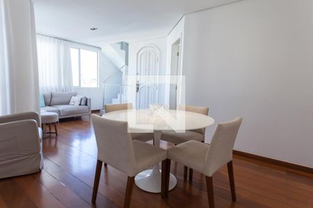 Sala de Jantar de apartamento à venda com 3 quartos, 196m² em Santo Antônio, Belo Horizonte