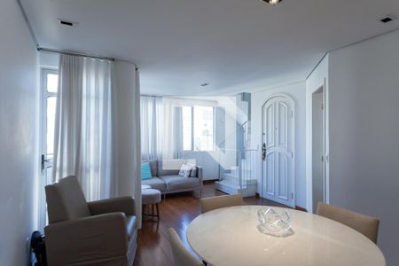 Sala de apartamento à venda com 3 quartos, 196m² em Santo Antônio, Belo Horizonte