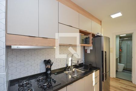 Cozinha de apartamento à venda com 2 quartos, 39m² em Vila Inglesa, São Paulo