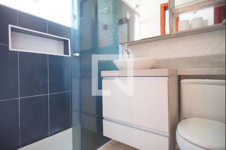 Banheiro da Suíte de apartamento à venda com 1 quarto, 38m² em Cristo Redentor, Porto Alegre