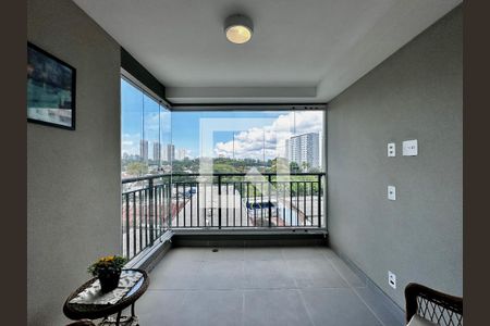 Sacada da Sala  de apartamento à venda com 2 quartos, 66m² em Santo Amaro, São Paulo