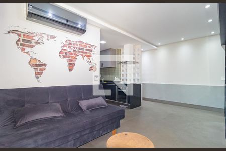 Sala de apartamento para alugar com 1 quarto, 55m² em Vila Regente Feijó, São Paulo