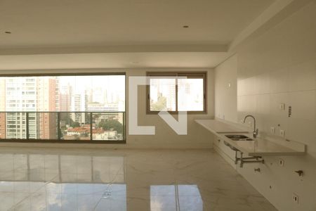 Sala e Cozinha Integrada de apartamento à venda com 3 quartos, 222m² em Perdizes, São Paulo