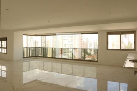 Sala e Cozinha Integrada de apartamento à venda com 3 quartos, 222m² em Perdizes, São Paulo