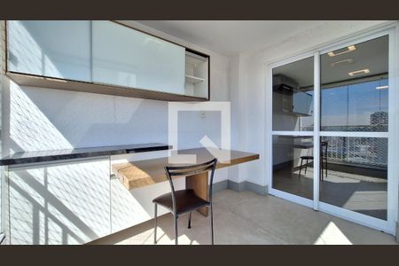 Varanda da Sala de apartamento à venda com 2 quartos, 62m² em Barra Funda, São Paulo