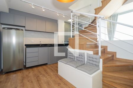 Sala de apartamento à venda com 1 quarto, 60m² em Jardim Monte Kemel, São Paulo