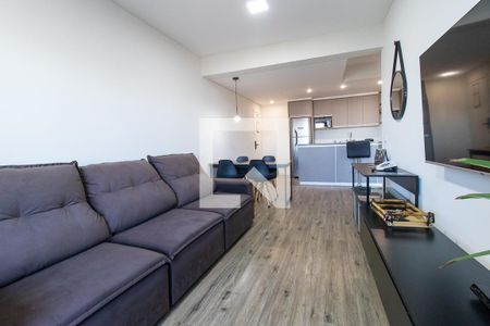 Sala de apartamento para alugar com 1 quarto, 67m² em Centro, Curitiba