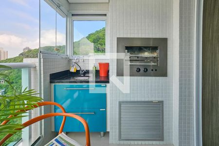 Varanda de apartamento para alugar com 2 quartos, 84m² em Jardim Tejereba, Guarujá