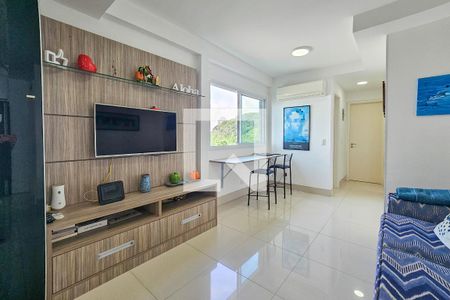 Sala de apartamento para alugar com 2 quartos, 84m² em Jardim Tejereba, Guarujá