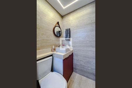 Banheiro da Suíte de apartamento à venda com 1 quarto, 27m² em Ipiranga, São Paulo