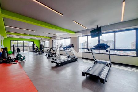 Área comum - Academia de apartamento à venda com 1 quarto, 27m² em Ipiranga, São Paulo