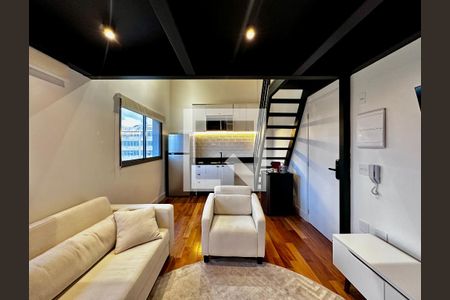 Sala de apartamento à venda com 1 quarto, 40m² em Chácara Santo Antônio (zona Sul), São Paulo