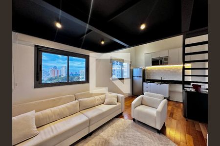 Sala de apartamento à venda com 1 quarto, 40m² em Chácara Santo Antônio (zona Sul), São Paulo