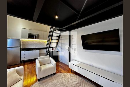 Sala de apartamento à venda com 1 quarto, 40m² em Chácara Santo Antônio (zona Sul), São Paulo