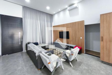 Sala de Estar de casa de condomínio à venda com 3 quartos, 201m² em Swiss Park, Campinas