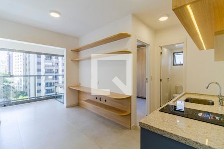 Sala de apartamento à venda com 1 quarto, 32m² em Jardim Paulista, São Paulo