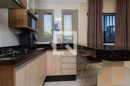 Sala e Cozinha de apartamento à venda com 1 quarto, 38m² em Chácara Seis de Outubro, São Paulo