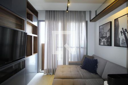 Sala/Cozinha de kitnet/studio à venda com 1 quarto, 26m² em Vila Nova Conceição, São Paulo