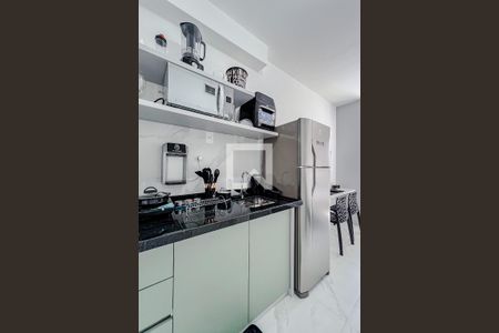 Cozinha de kitnet/studio para alugar com 1 quarto, 21m² em Paraíso, São Paulo