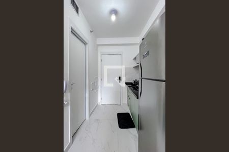 Cozinha de kitnet/studio para alugar com 1 quarto, 21m² em Paraíso, São Paulo