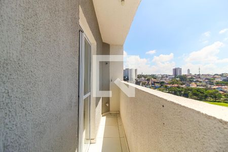 Sacada e área de serviço de apartamento à venda com 2 quartos, 50m² em Vila Carmosina, São Paulo