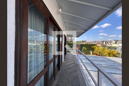 Varanda da Sala de casa à venda com 4 quartos, 490m² em City América, São Paulo