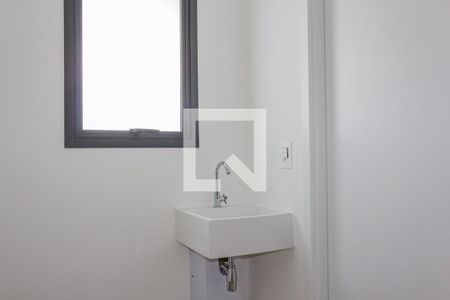 Banheiro de kitnet/studio à venda com 1 quarto, 29m² em Jardim Vera Cruz, São Paulo